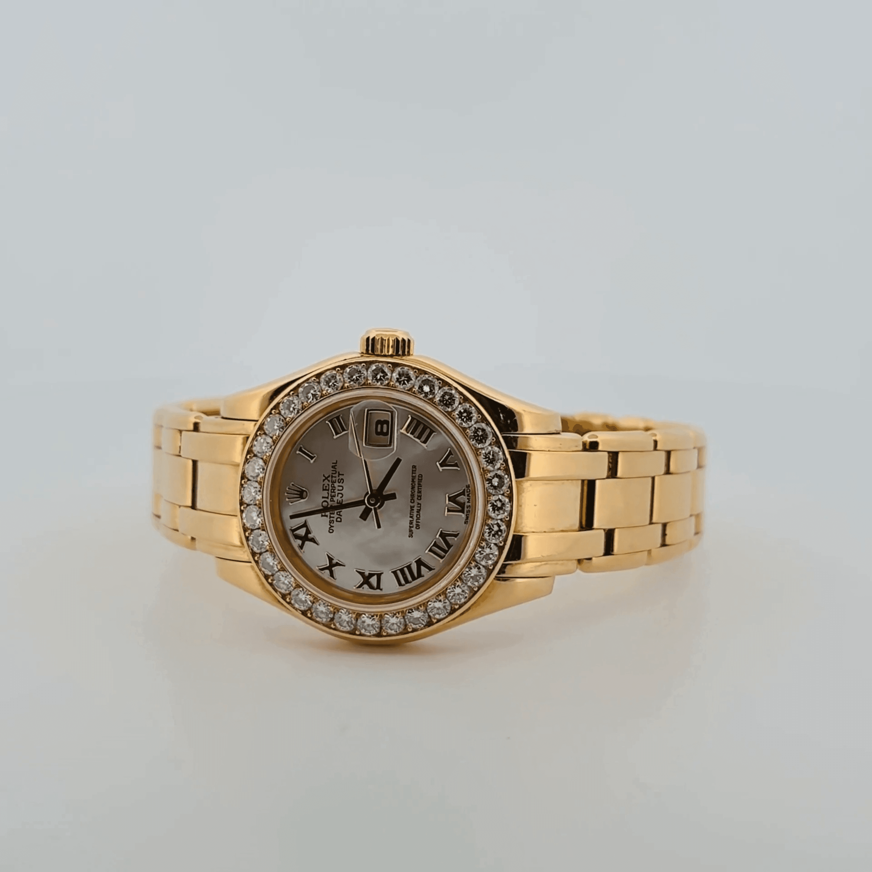 Rolex Ladies Datejust Pearlmaster (69298) - Wire/ACH - Image 73