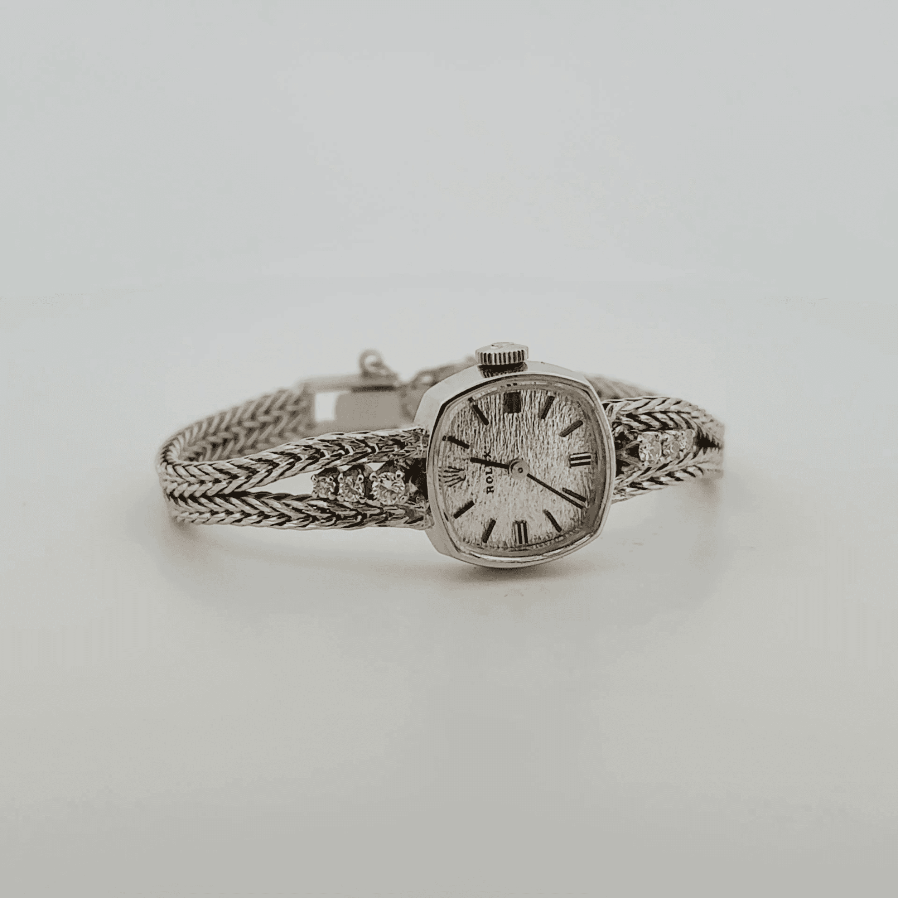 Rolex Ladies Winding 14k White Gold (8271) - Wire/ACH - Image 6