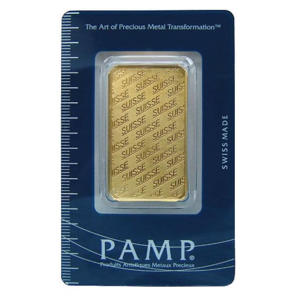 1 oz Pamp Suisse – .9999 Fine Gold in Assay Card