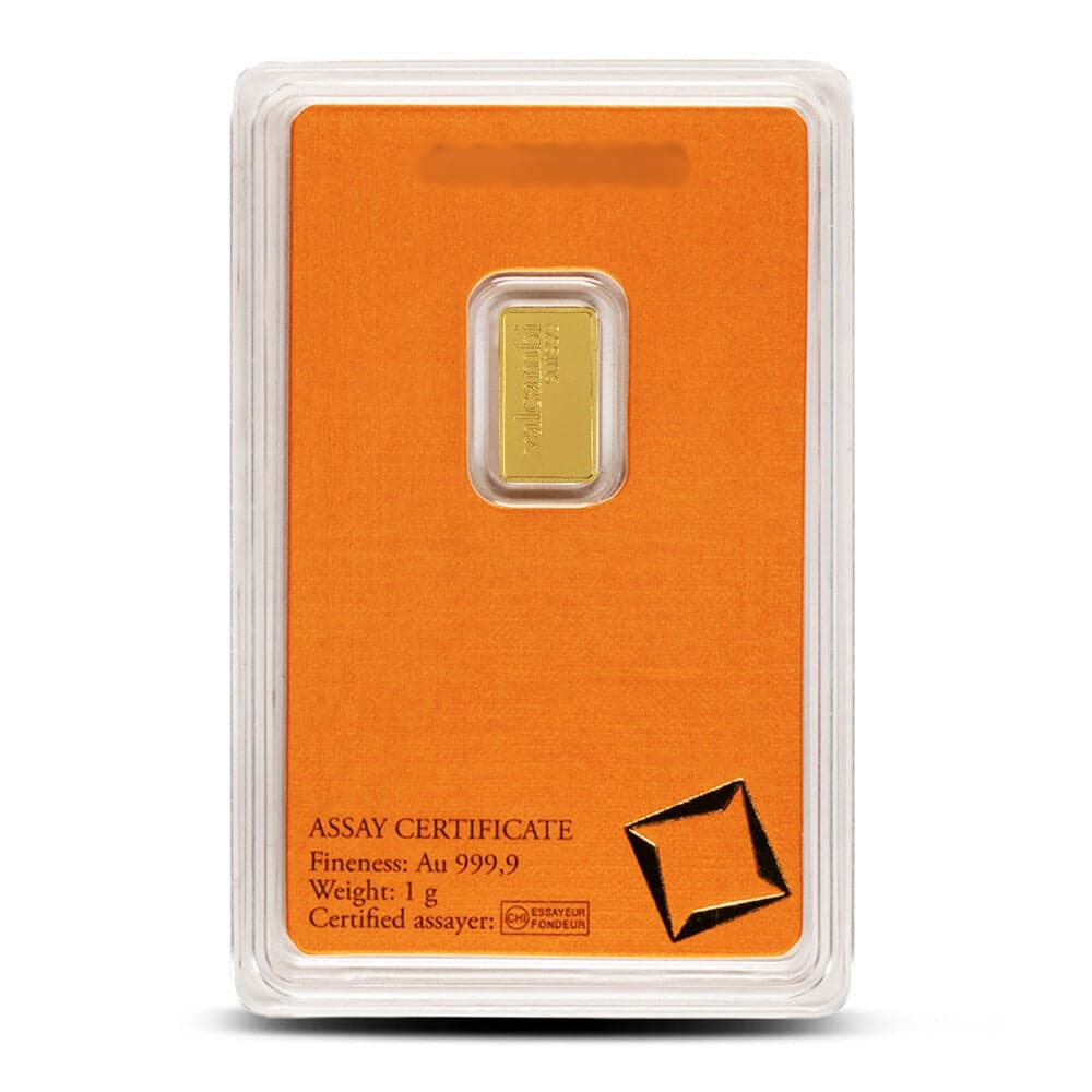 Valcambi Gold Bar (In Assay) | 1 Gram - Wire/ACH - Image 1