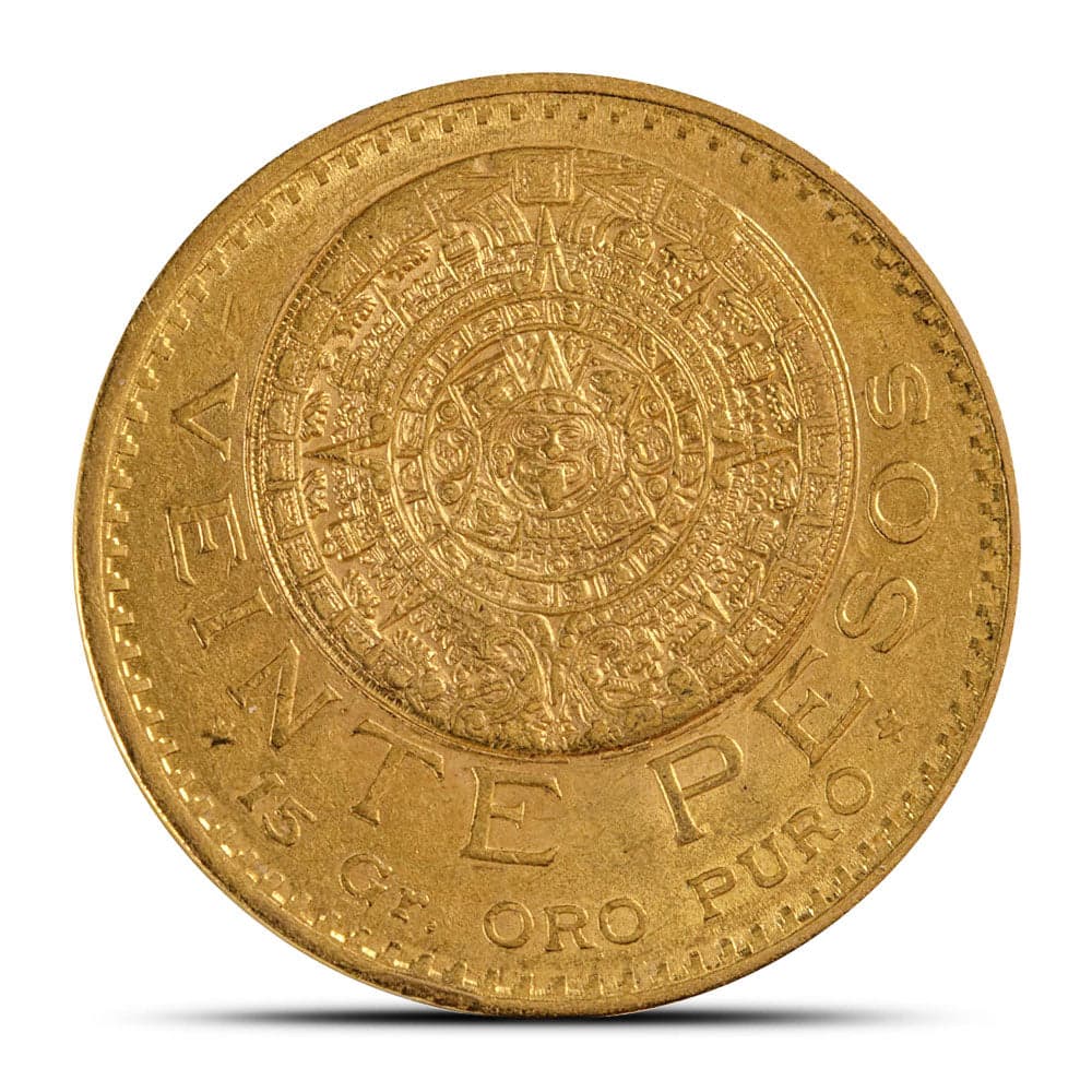 Mexican 20 Pesos Gold Coin | .4823 oz (Random Year) - Lone Star Coins