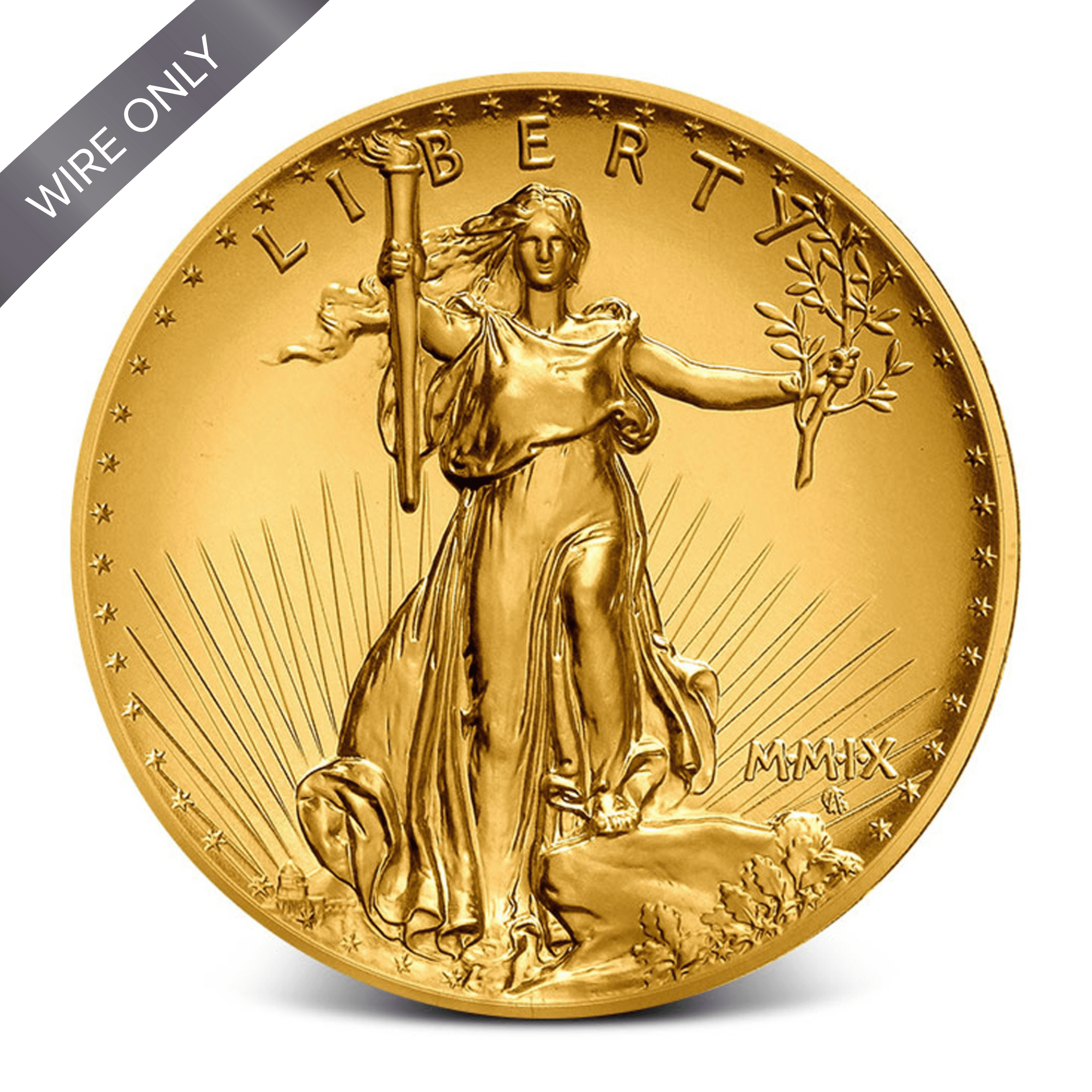 2009 Ultra High Relief Gold Double Eagle | 1 oz (Box + CoA) - Image 1